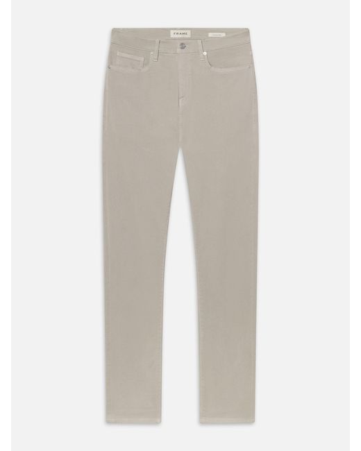 FRAME Natural L'homme Slim Brushed Twill for men
