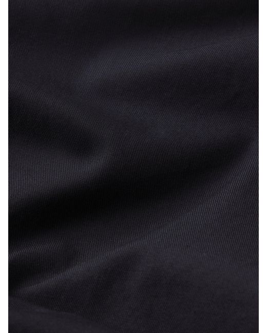 FRAME Blue The Cuffed Slim Palazzo Trouser