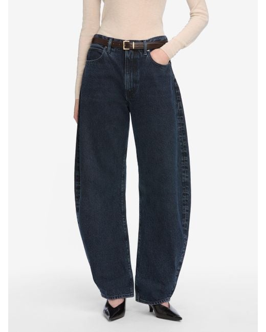FRAME Blue The Bubble Jeans