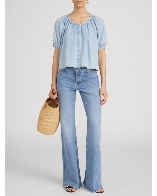 FRAME Blue The Resort Shirt
