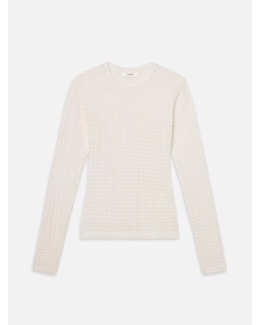 FRAME White The Popcorn Top