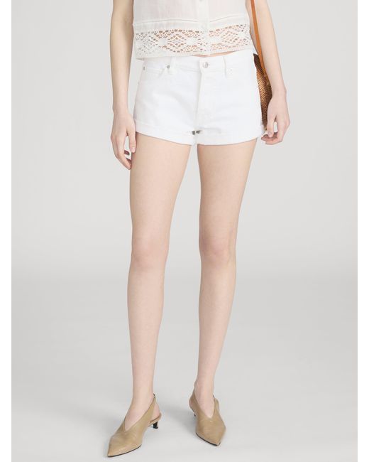 FRAME White The Darling Short