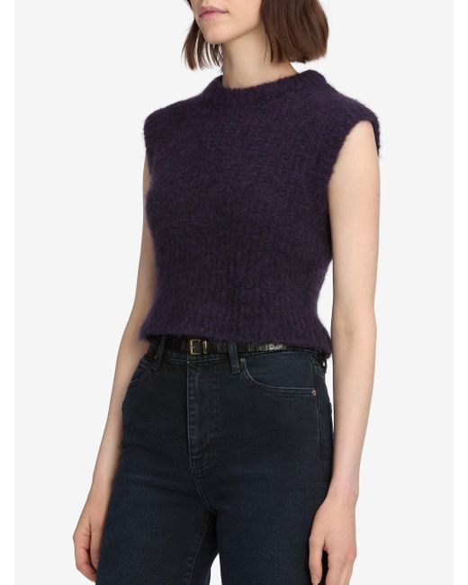 FRAME Blue The Plush Vest