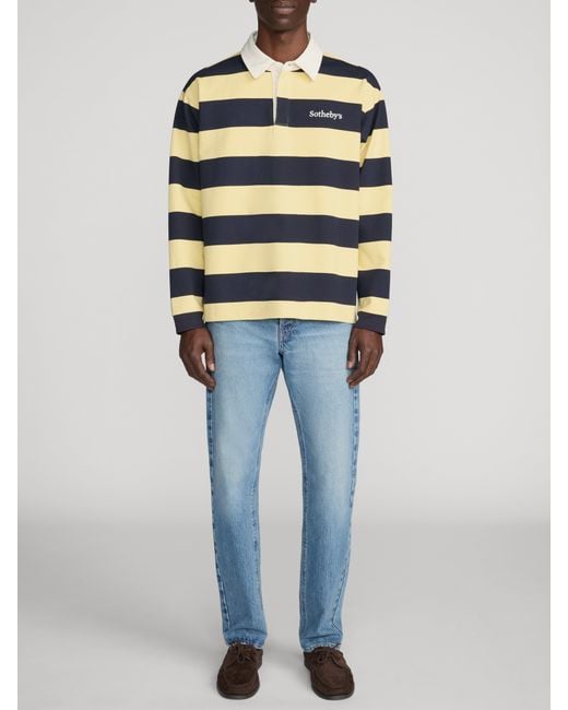 FRAME Blue Sotheby's Straight Jean for men