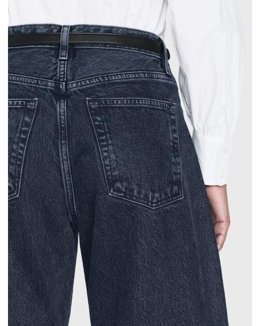 FRAME Blue The Bubble Jeans