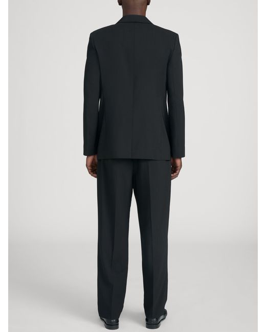 FRAME Black Tropical Wool Trouser for men