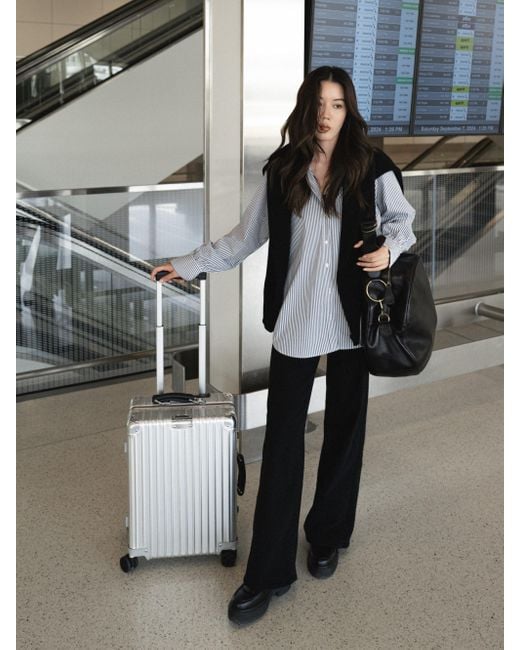 FRAME Black The Jetset Slim Palazzo