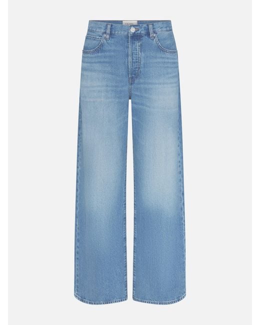 FRAME Blue The Pixie Off Duty Loose