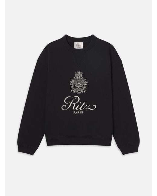 FRAME Black Ritz Sweatshirt
