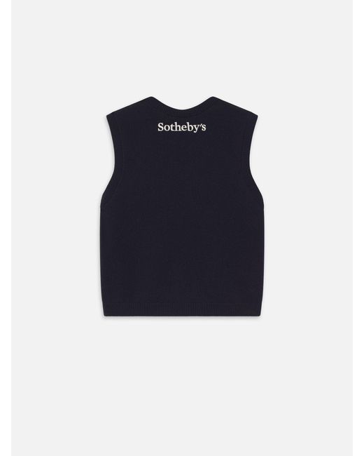 FRAME Black Sotheby's Argyle Vest