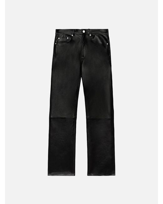 FRAME Black Ritz Leather Pant for men