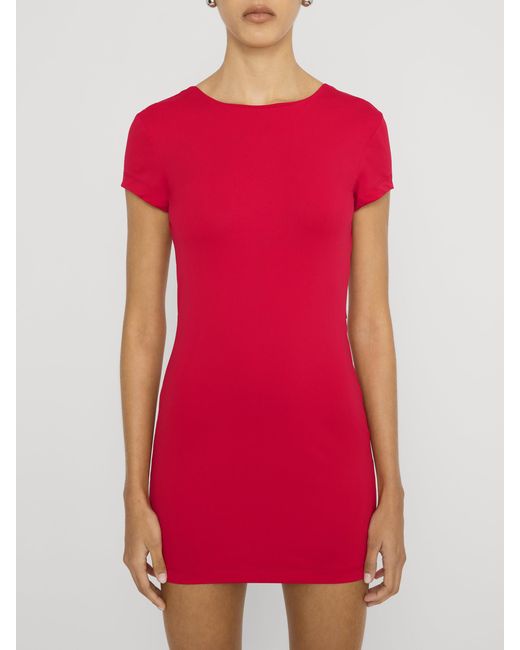 FRAME Pink The Monaco Mini Dress