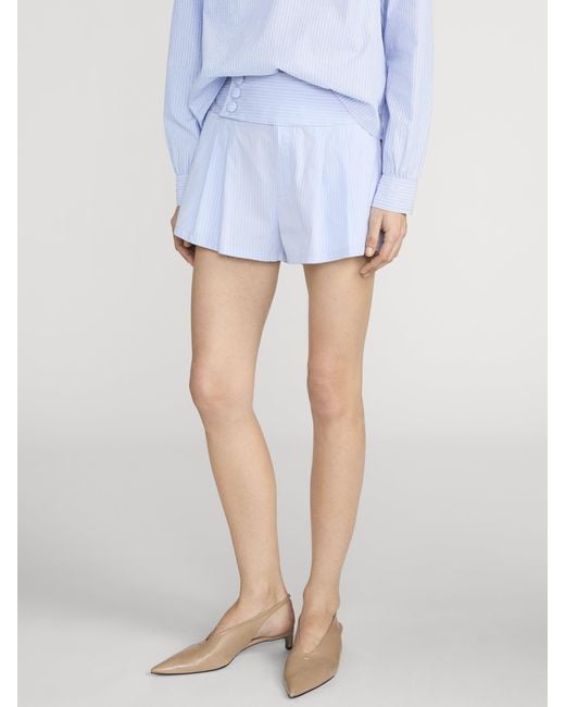 FRAME Blue The Striped Harbor Short