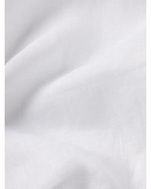 FRAME White The Linen Pocket Shirt