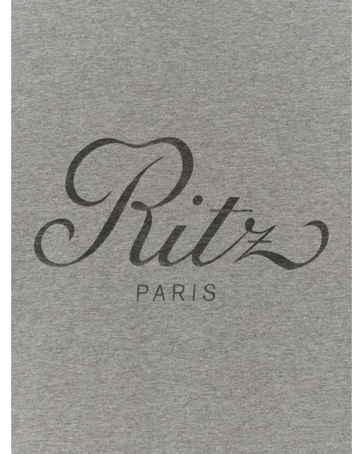 FRAME Gray Ritz Cropped Relaxed T Shirt for men