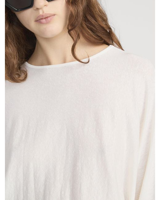 FRAME White The Slouch Top