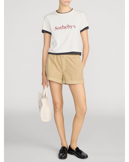 FRAME White Sotheby's Layered Tee