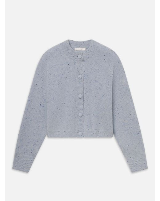 FRAME Blue The Lightweight Fleck Cardi