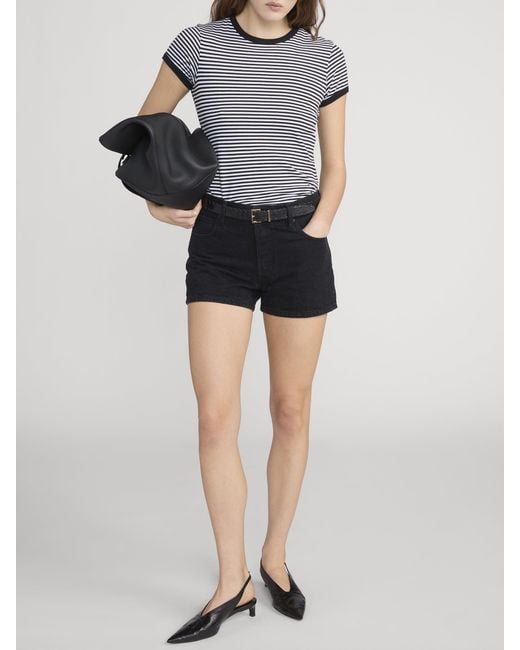 FRAME Multicolor The Ringer Baby Tee