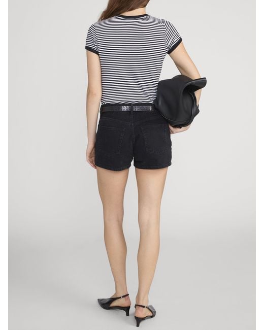 FRAME Multicolor The Ringer Baby Tee