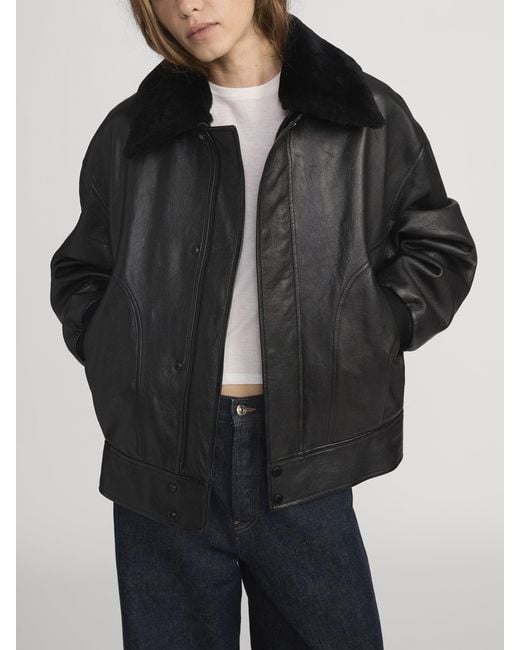 FRAME Black The Nightcap Bomber