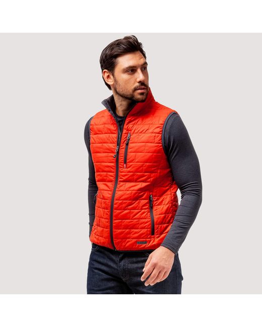 Free Country FreecycleÂ® Breakthrough Puffer Vest in Red for Men | Lyst