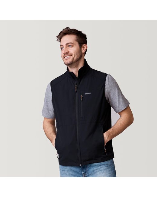 Free Country Stretch Rip Stop Adventure Vest in Black for Men | Lyst