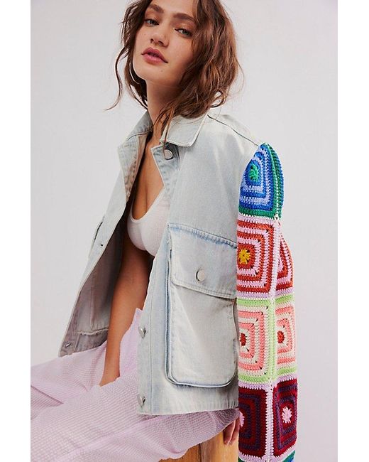 Blank NYC White Young Love Jacket