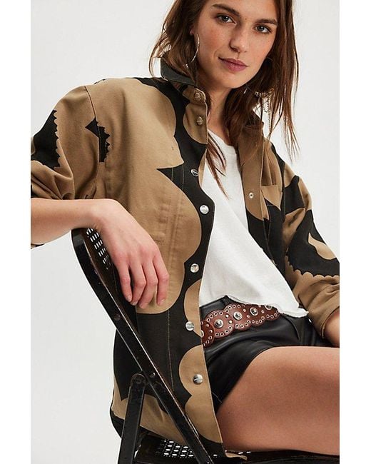 marimekko Abstraktio Unikko シャツ Marimekko｜Abstraktio Unikko シャツ | Rakuten Fashion(楽天