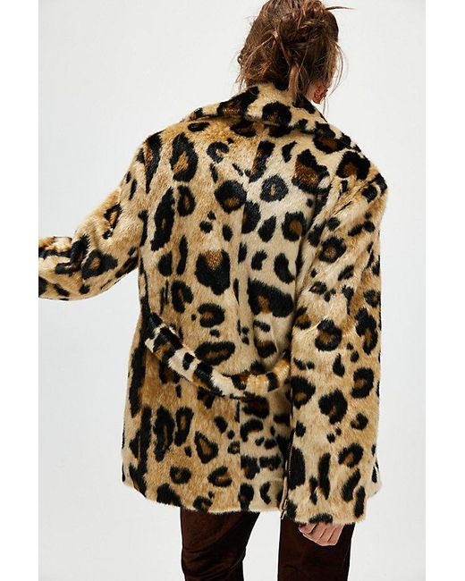 Free People Bella Coat Jacket in Natural Lyst