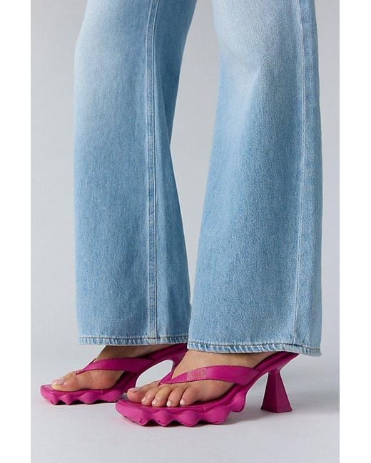 Dirt Pink Range Thong Heels