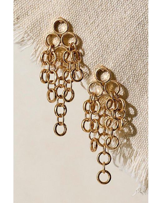 Free People Black Anabel Dangle Earrings