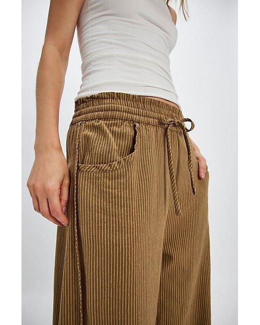 Free People Black Something Good Pull-On Barrel Pants