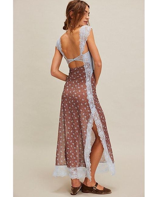 Intimately By Free People Natural Suddenly Fine Maxi Slip