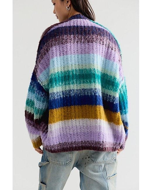 Free People Blue Dawn Knit Cardi