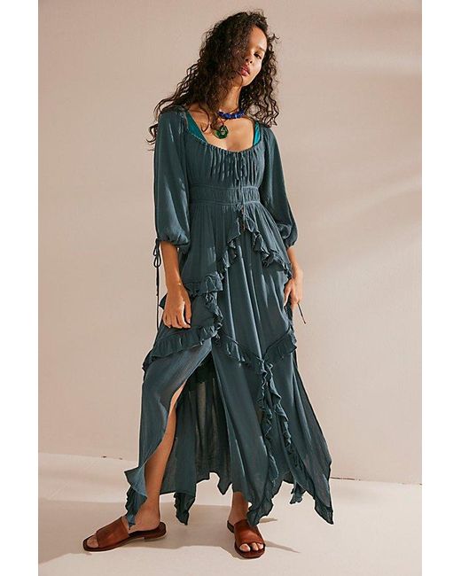 Free People Blue In Your Dreams Maxi