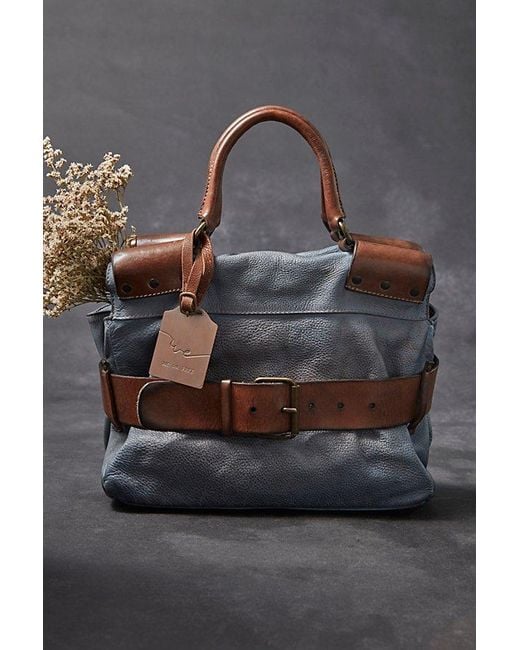 Free People Gray We The Free Belted Mini Tote