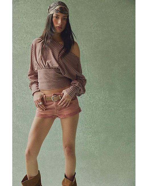 Free People Brown My Time Long Sleeve