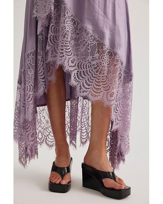 Jeffrey Campbell Purple Gabriela Thong Wedges By