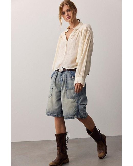 Free People Natural Sundown Blouse