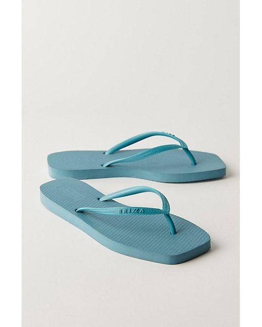 Brizza Arezzo Blue Going Coastal Flip Flops By