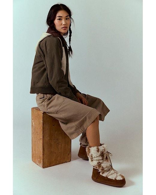 Inuikii Natural Teddy High Snow Boots By