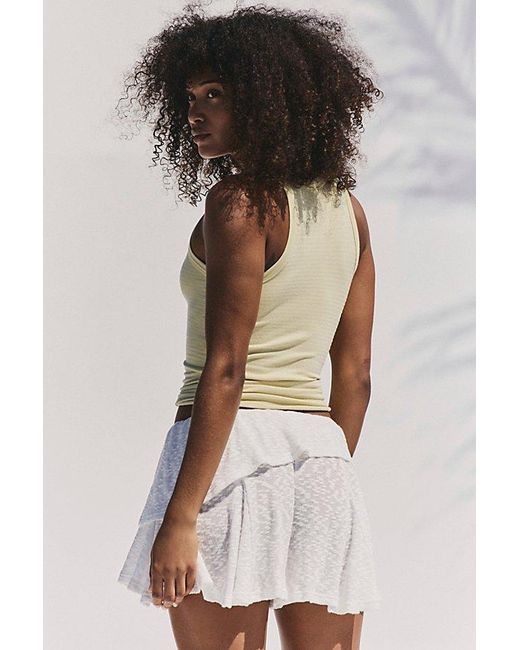 free-est White Nico Cotton Shorts By