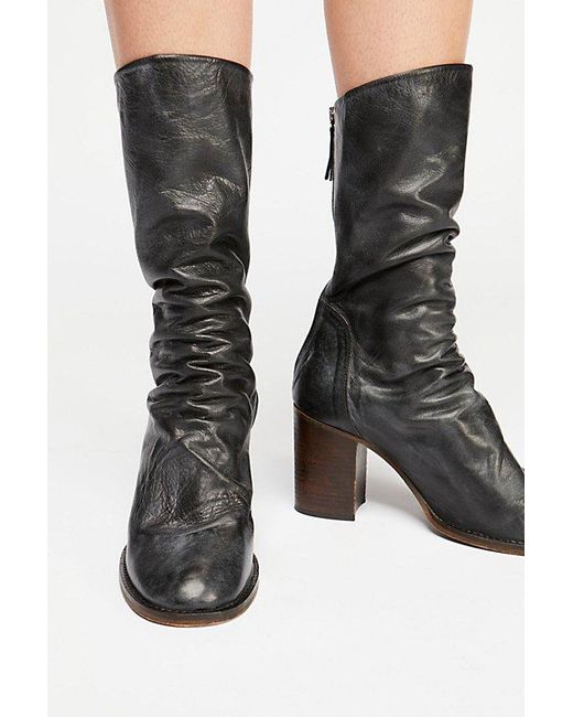free people elle block heel boot