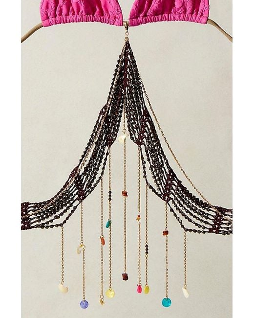 Free People Natural Tez Bikini Chain