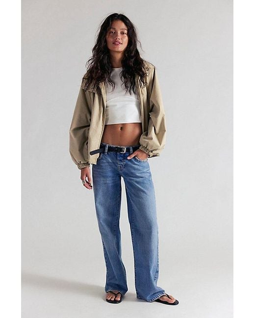 Free People Blue We The Free Tennessee Low-Rise Boyfriend Jeans