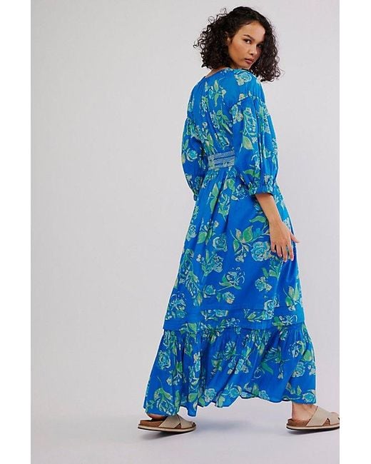 Free People Blue Golden Hour Maxi Dress