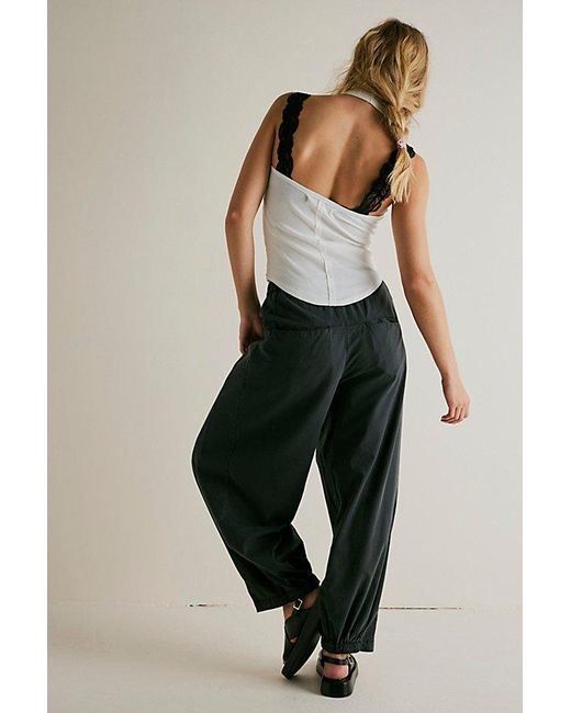 Free People To The Sky Parachute Pants At In Black, Size: Xs