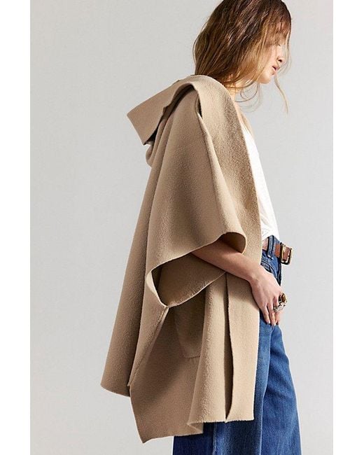 Free People Multicolor All I Need Cozy Hooded Kimono At In Sand
