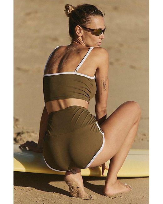 Salt Gypsy Black Spaghetti Strap Crop